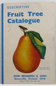 Descriptive Fruit Tree Catalogue by John Brunning & Sons PB scarce around 1965? - Picture 1 of 10
