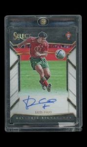 2017/18 Panini FIFA Select Luis Figo /30 Auto White - Bild 1 von 2