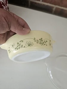 Vintage Pyrex Shenandoah Casserole Dish 471-B 500ml with lid - Picture 1 of 3
