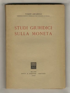 Studi giuridici sulla moneta. - Imagen 1 de 1
