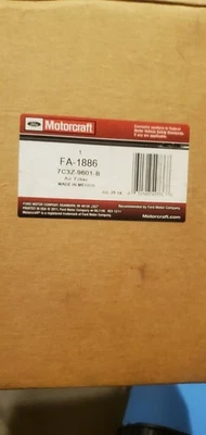 Filtro de aire Ford Motorcraft FA-1886 Foto 1 de 2