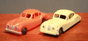 32A Jaguar XK140 Matchbox Original & Plastic Copy Made in England & Hong Kong - Picture 1 of 5