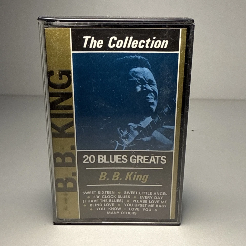 B.B. KING. THE COLLECTION.  20 BLUES GREATS. 1985 ITALIAN CASSETTE TAPE ALBUM EX - Image 1 of 4