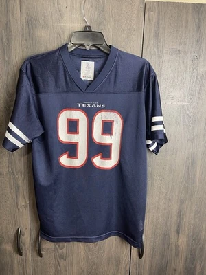 Vintage NFL Houston Texans JJ Watt #99 Jersey Youth XL Navy Blue - Image 1 of 4