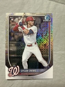 Bowman Chrome Mega 2025 - Mojo Refractor - Nationals Dylan Crews RC #42 - Imagen 1 de 2