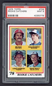 1978 Topps Baseball Dale Murphy #708 PSA 9 Atlanta Braves Lance Parrish Tigers - Bild 1 von 2