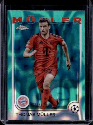 2024-25 Topps Chrome UEFA Thomas Muller Aqua Lava Refractor #14/199 - Bild 1 von 2