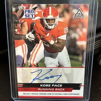 2022 Leaf Pro Set Draft - Autographs Kobe Pace #PSA-KP1 Red (AU, RC) - Image 1 of 2