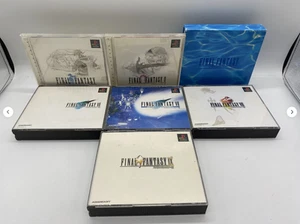 Final Fantasy 1 2 Collection 7 8 9 & VII International FF4 FF5 FF6 PS1 7 set - Picture 1 of 8