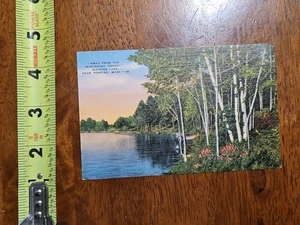 RARE OLD VINTAGE POSTCARD WATKINS LAKE PONTIAC MICHIGAN - Picture 1 of 2