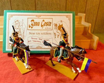 Beau Geste juguete soldados guerras napoleónicas/lanceros prusianos/Uhlans Foto 1 de 3