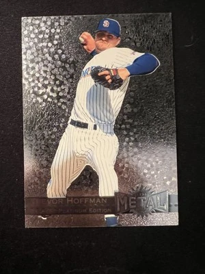 1996 Fleer Metal Universe Platinum Edition Trevor Hoffman #238 HOF - Image 1 of 2