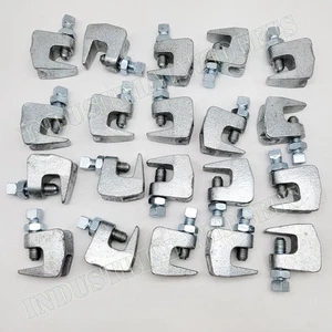 Cantidad 20, 3/4" Yunque Zinc Chapado Viga Abrazaderas 0500009113 Fig. 92 perchas para tubos - Imagen 1 de 10