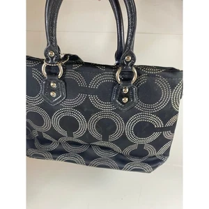 Cartera Coach Sophia negra y charol - Imagen 1 de 10