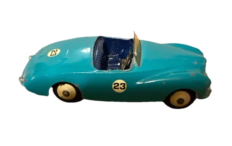 VINTAGE DINKY TOYS # 107 SUNBEAM ALPINE SPORTS CAR (COMPETITION) BLUE. — 第 1/4 张图片