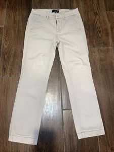 JCrew Womens Chino Pants Light Gray straight Size 25 - Picture 1 of 8