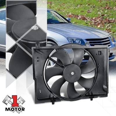 Conjunto de ventilador de refrigeración de radiador estilo OE para 04-08 Chrysler Crossfire 3,2 L V6 6 cilindros Foto 1 de 4