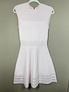Abito Ted Baker donna 1 smanicato aderente svasato maglia cocktail elasticizzato classico - Foto 1 di 11