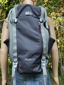 REl Co-Op Trail 40 Grey Cover Backpack Large L - Picture 1 of 22
