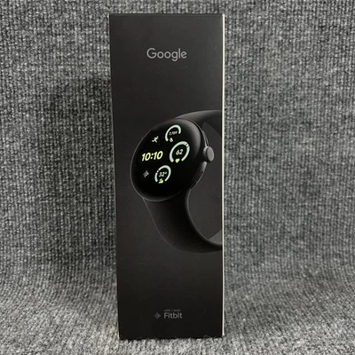 Google Pixel Watch 3 41mm Wi-Fi Matte Black Obsidian Band New Sealed Smartwatch - Image 1 of 4
