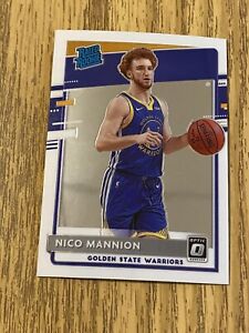2020-21 Donruss Optic Nico Mannion Rated Rookie Golden State Warriors RC #190