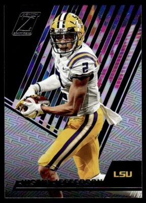 2023 PANINI ZENITH DRAFT PICKS JUSTIN JEFFERSON LSU TIGERS #19 - Image 1 of 2