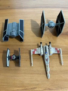 Star Wars tie fighter with pilots x wing Jarwares with pilot & R2D2 Lot - Picture 1 of 9