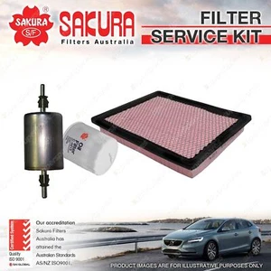 Sakura Oil Air Fuel Filter Service Kit for Holden Commodore VT VX VY V6 - Picture 1 of 2