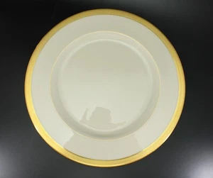 Lenox Lowel P-67 DINNER PLATE Gold Encrusted Band Classic Porcelain - Picture 1 of 5