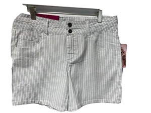 Freestyle Revolution Shorts White & Baby Blue Modern Flat Stretch NEW SZ 18 1/2 - Picture 1 of 7