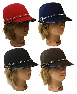 Abito Donna Donna Newsboy Chiesa Campana Moda Cavallo Equitazione Cappello Fantino - Foto 1 di 10
