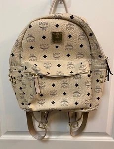 MCM Luxury Leather Mini Backpack, Slightly Used - Picture 1 of 10