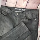 Vintage Genes Black Chambray Jeans Mens 36x30 Black Slim Fit NWOT 38x31 Actual