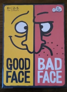 Good Face Bad Face Card Game Hilarious Party Travel Game Family Friends Fun - Picture 1 of 2