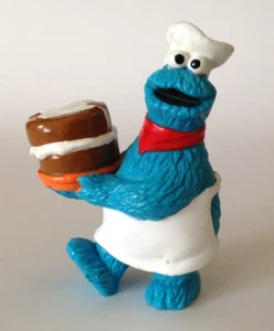Figura de acción de colección Cookie Monster Sesame Street juguete coleccionable aplausos - Imagen 1 de 8