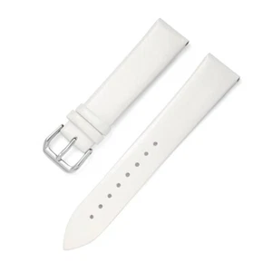 Watch Strap 8mm 10-16mm 17 18 19 20mm 21 22mm Ultra Thin Flat Leather Watch Band - Picture 1 of 23
