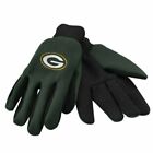 Green Bay Packers 2 Tone Non-Slip Utility Gloves - Pack of 6