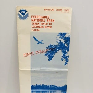 1975 NOAA Sound Chart #11432 Florida Shark River To Lostmans River 7a Ed. (41) - Foto 1 di 2