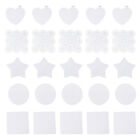 Quadratische Kunststoff-Nadelspitzenblätter zum Selbermachen Garnhandwerk - 50er-Pack
