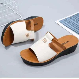 Chanclas Moda Zapatos Sandalias De Cuña Para Mujer Plataforma Verano Zapatillas - Picture 1 of 26