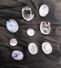 Moonstone Lot - set of 7 & 2 Glass stones included!