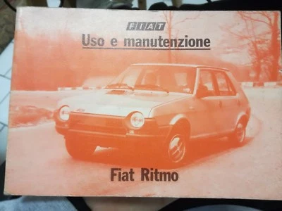 Fiat Ritmo 60 65 75 Uso y Mantenimiento Coche Máquina Folleto 10° Ed. 1981 - Imagen 1 de 2