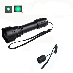 UniqueFire T20 Zoomable Single Mode Green LED Light Hunting Flashlight Torch - Picture 1 of 11