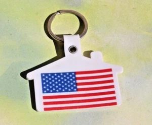 Llavero plástico Greenwood Iglesia Bautista Bandera Americana Casa Joplin, MO - Imagen 1 de 2