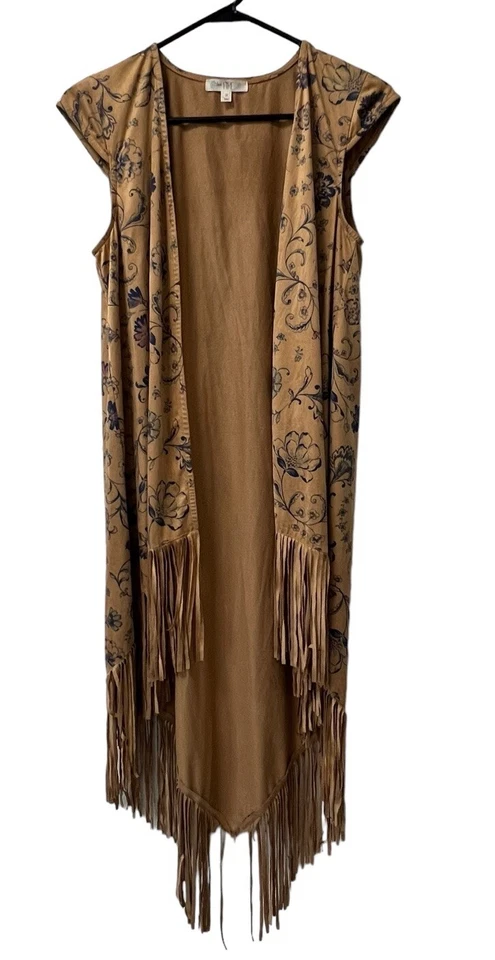 Love, Fire Size Medium floral boho duster kimono Hippie Peasant Colorful - Image 1 of 4