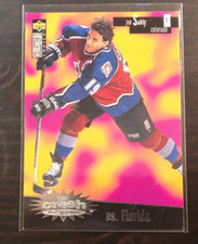 1996-97 Collector's Choice Joe Sakic Crash the Game #C7A /vs. Florida