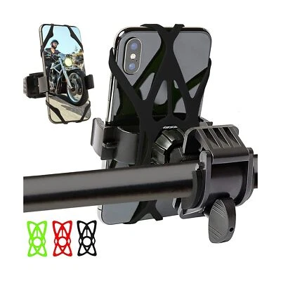 Bike & Motorcycle Phone Mount - GPS Cell Phone Holder for Bicycle Handlebar -... - Image 1 of 4