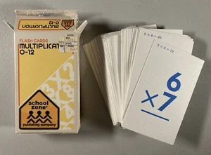 Multiplikation 0-12 Mathe Lernkarten nach Schulzone (1984) • Pädagogisch - Bild 1 von 2