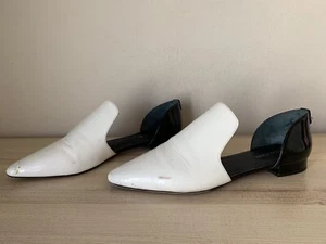 Calvin Klein ‘Edona’ Womens sz 6.5B D'Orsay Flats Cutouts Loafer Patent Leather - Picture 1 of 12