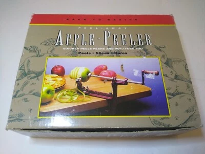 BACK TO BASICS Peel Away Apple Peeler Model A501 Clamp On Open Box Complete  - Image 1 of 4